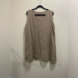 Flax linen dress size large